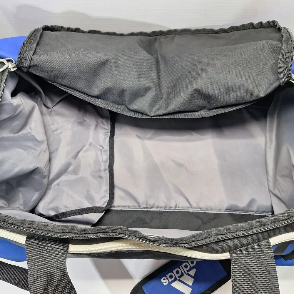 Adidas 2017 Team Issue Duffel Bag Medium Blue Hydro Shield Gym Sports Travel